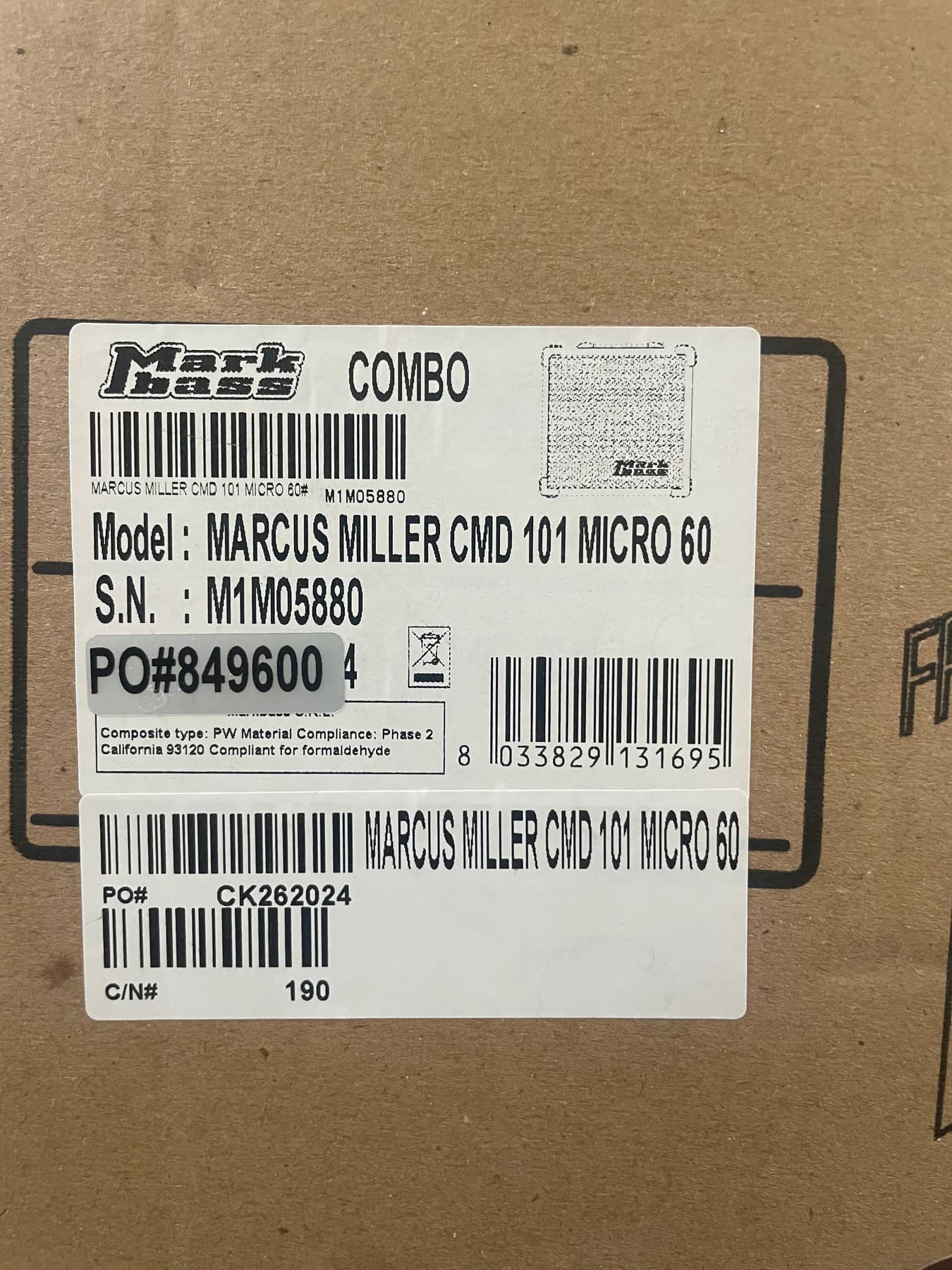 DV Mark Marcus Miller CMD 101 Micro 60 (Italia - 2025) - foto 11